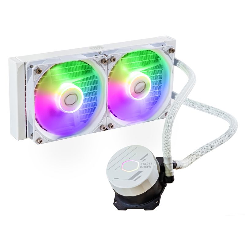 COOLER MASTER Liquid cooler CPU MasterLiquid ML240L Core ARGB V2 White COOLER MASTER Liquid cooler CPU MasterLiquid ML240L Core ARGB V2 White