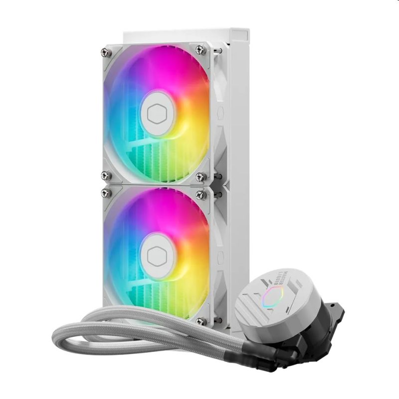 COOLER MASTER Liquid cooler CPU MasterLiquid ML240L Core ARGB White COOLER MASTER Liquid cooler CPU MasterLiquid ML240L Core ARGB White