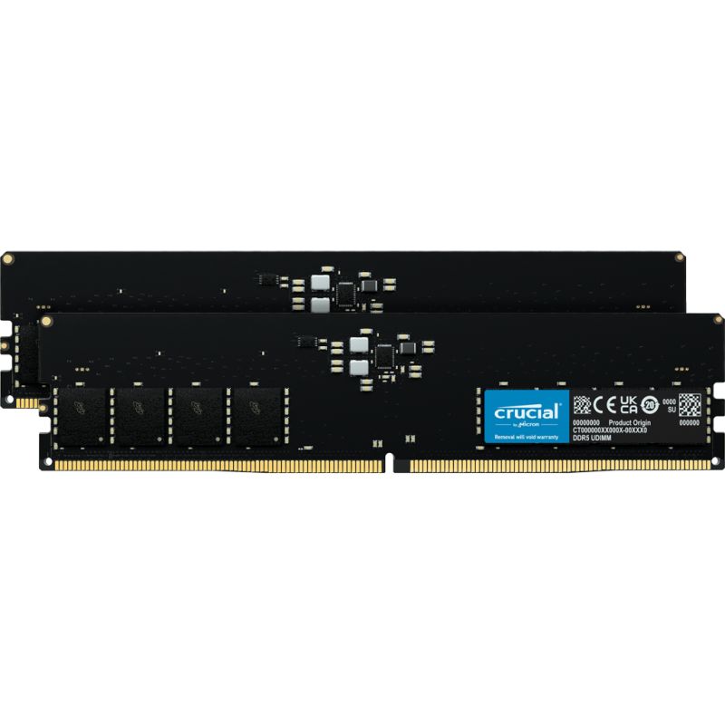 Crucial 64 GB Kit DDR5 5600 CL46 Crucial 64 GB Kit DDR5 5600 CL46