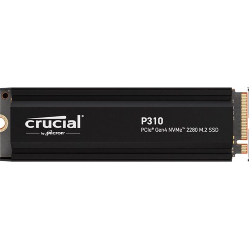 Crucial SSD P310 2TB M.2 NVMe Gen4 7100/6000 MBps with Heatsink (Playstation®5 and PlayStation®5 Pro compatible) Crucial SSD P310 2TB M.2 NVMe Gen4 7100/6000 MBps with Heatsink (Playstation®5 and PlayStation®5 Pro compatible)