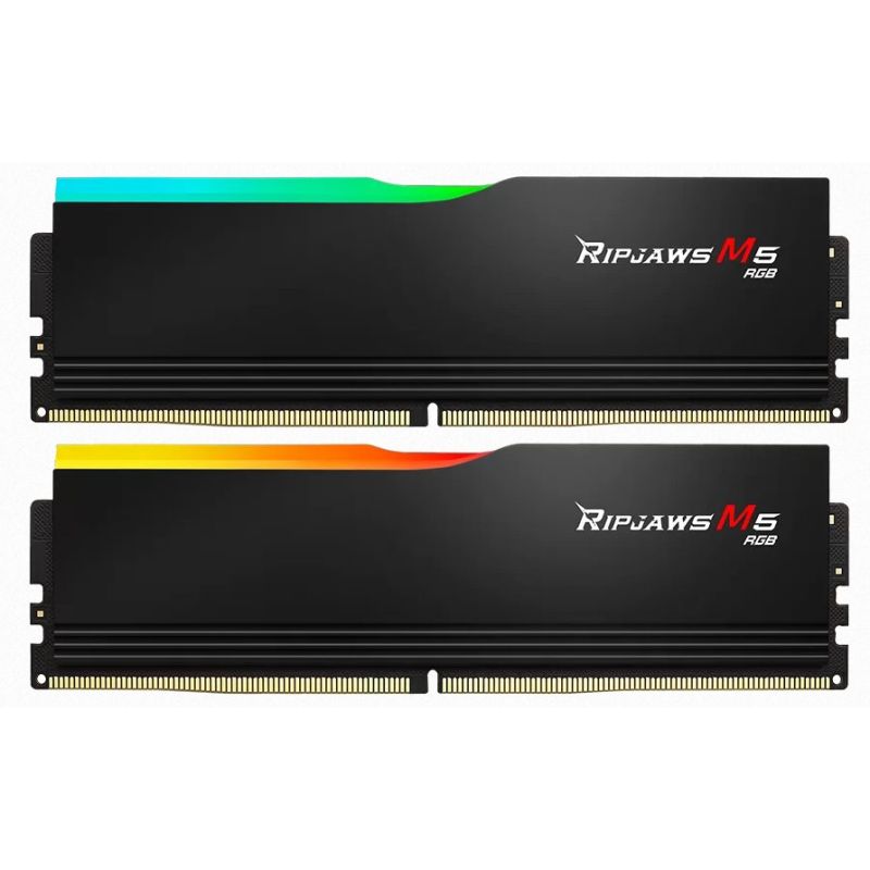 G.SKILL 32 GB kit DDR5 6000 CL30 Ripjaws M5 RGB black G.SKILL 32 GB kit DDR5 6000 CL30 Ripjaws M5 RGB black