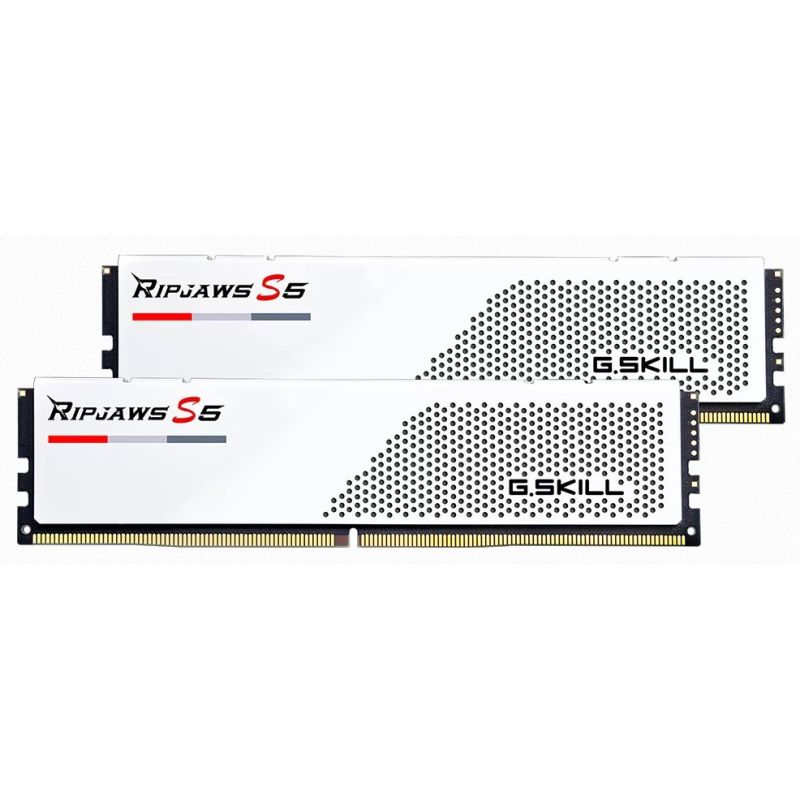 G.SKILL 32 GB kit DDR5 6000 CL36 Ripjaws S5 white G.SKILL 32 GB kit DDR5 6000 CL36 Ripjaws S5 white