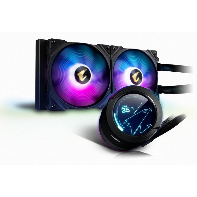 Gigabyte AORUS AIO liquid cooler CPU WATERFORCE X 280 Gigabyte AORUS AIO liquid cooler CPU WATERFORCE X 280