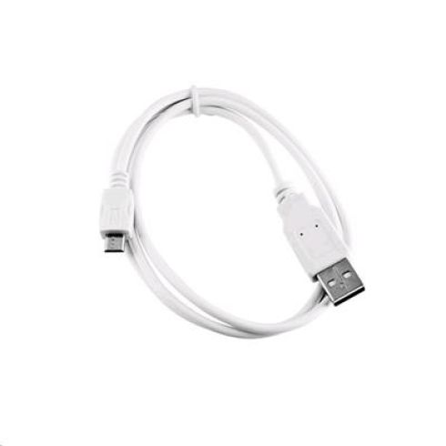 Kábel C-TECH USB 2.0 AM/Micro, 1m, bílý Kábel C-TECH USB 2.0 AM/Micro, 1m, bílý