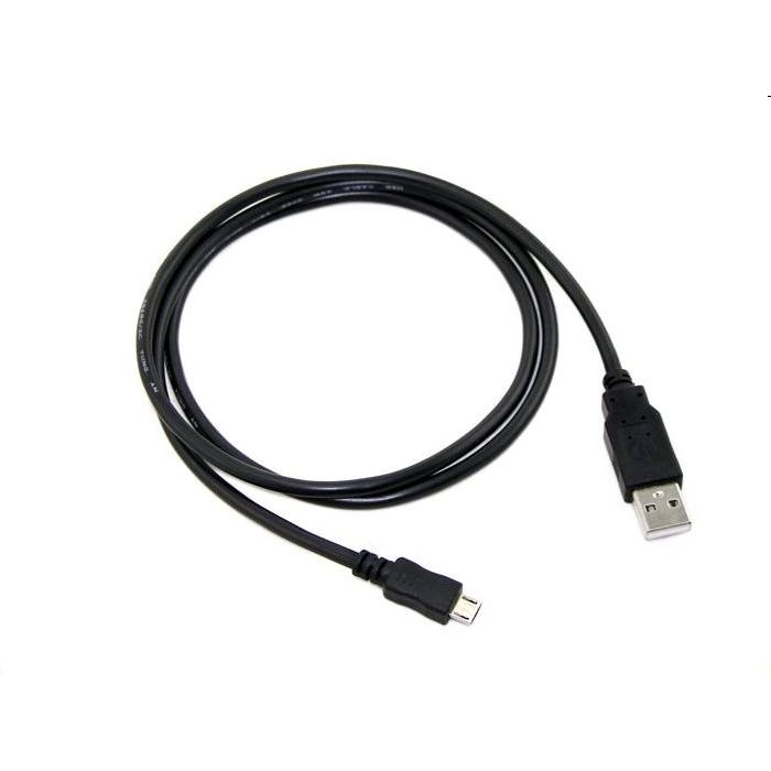 Kábel C-TECH USB 2.0 AM/Micro, 1m, černý Kábel C-TECH USB 2.0 AM/Micro, 1m, černý