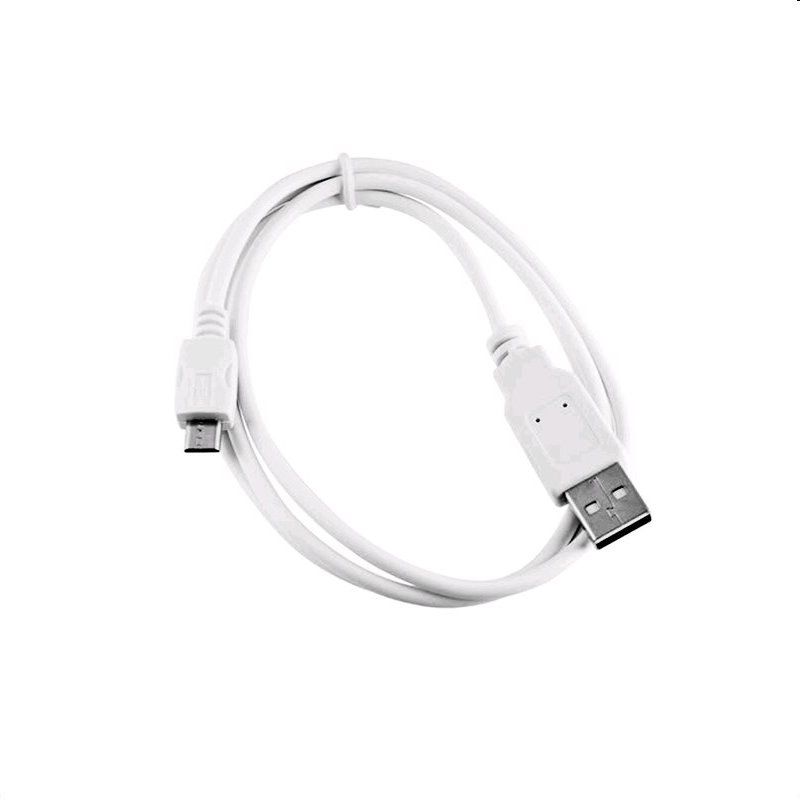 Kábel C-TECH USB 2.0 AM/Micro, 2m, bílý Kábel C-TECH USB 2.0 AM/Micro, 2m, bílý