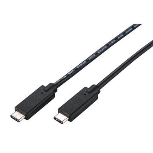Kábel C-TECH USB 3.2, Type-C (CM/CM), PD 100W, 20Gbps, 1m, černý Kábel C-TECH USB 3.2, Type-C (CM/CM), PD 100W, 20Gbps, 1m, černý