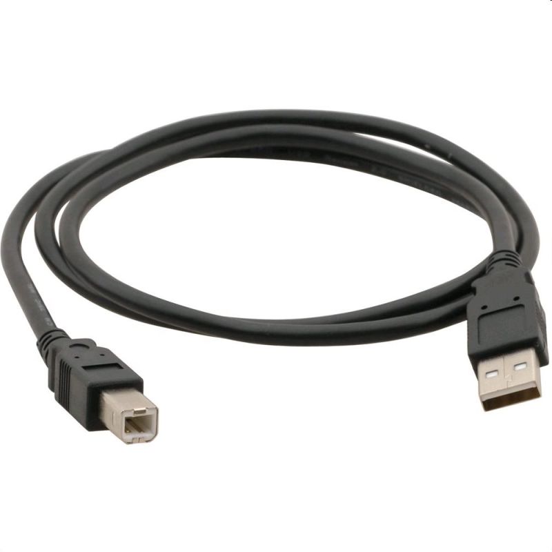 Kábel C-TECH USB A-B 1,8m 2.0, černý Kábel C-TECH USB A-B 1,8m 2.0, černý