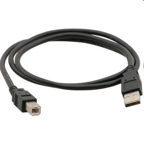 Kábel C-TECH USB A-B 3m 2.0, černý Kábel C-TECH USB A-B 3m 2.0, černý