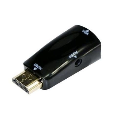 kabel CABLEXPERT red. HDMI na VGA + Audio, M/F, černá kabel CABLEXPERT red. HDMI na VGA + Audio, M/F, černá