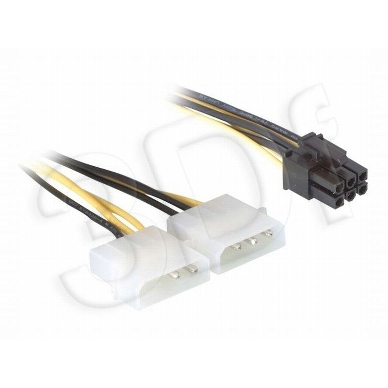 kabel CABLEXPERT rozdvojka nap 5, 25 na PCI Express kabel CABLEXPERT rozdvojka nap 5, 25 na PCI Express