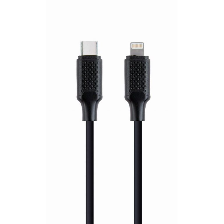 kabel CABLEXPERT USB 2.0 Type-C na Ligtning (cm/8pinM), 1, 5 m, dátový, černý kabel CABLEXPERT USB 2.0 Type-C na Ligtning (cm/8pinM), 1, 5 m, dátový, černý