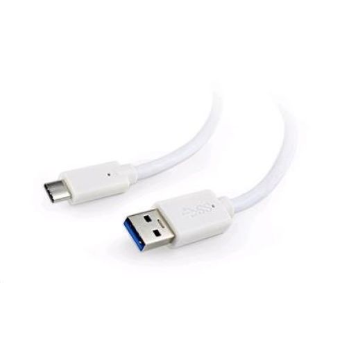 kabel CABLEXPERT USB 3.0 AM na Type-C kabel (AM/cm), 1 m, bílý kabel CABLEXPERT USB 3.0 AM na Type-C kabel (AM/cm), 1 m, bílý