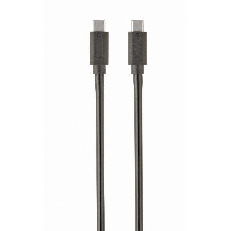 kabel CABLEXPERT USB 3.1 Type-C na Type-C kabel (cm/cm), 1 m, dátový, černý kabel CABLEXPERT USB 3.1 Type-C na Type-C kabel (cm/cm), 1 m, dátový, černý