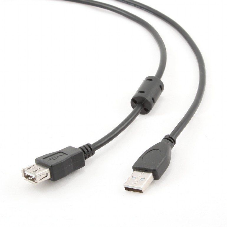 kabel CABLEXPERT USB A-A 1, 8 m 2.0 prodlužovací HQ s ferritovým jadrom kabel CABLEXPERT USB A-A 1, 8 m 2.0 prodlužovací HQ s ferritovým jadrom
