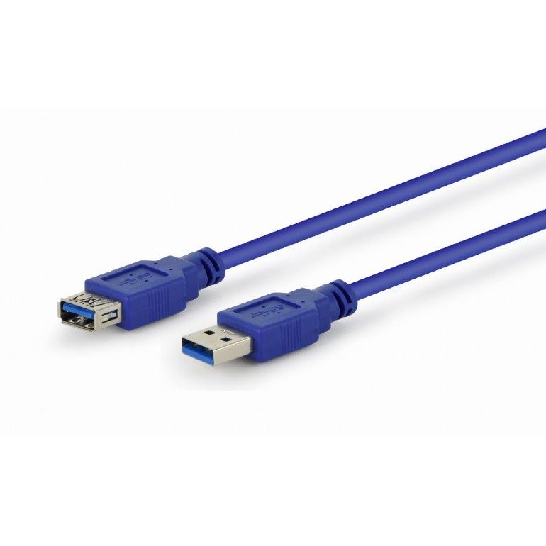 kabel CABLEXPERT USB A-A 3 m 3.0 prodlužovací, modrý kabel CABLEXPERT USB A-A 3 m 3.0 prodlužovací, modrý