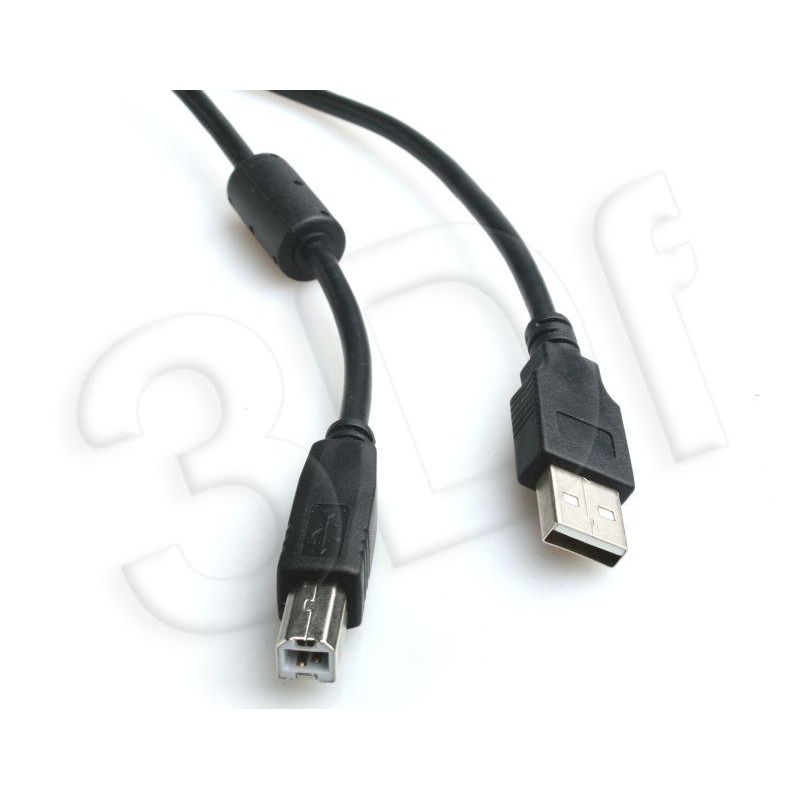 kabel CABLEXPERT USB A-B 3 m 2.0 HQ s ferritovým jadrom kabel CABLEXPERT USB A-B 3 m 2.0 HQ s ferritovým jadrom