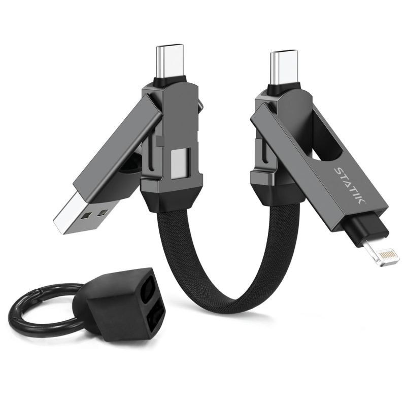 KeySmart Statik HexCharge - univerzálny USB kábel KeySmart Statik HexCharge - univerzálny USB kábel