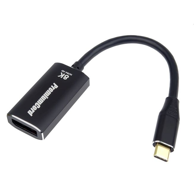 PremiumCord adaptér USB-C na DisplayPort DP1.4 8K@60Hz / 4k@120Hz PremiumCord adaptér USB-C na DisplayPort DP1.4 8K@60Hz / 4k@120Hz