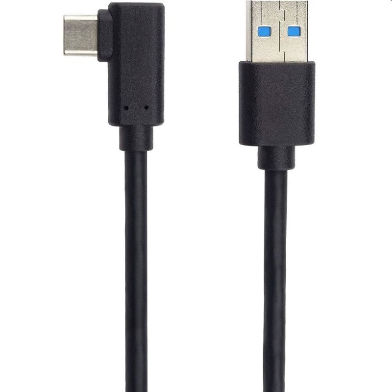 PremiumCord Kabel USB typ C/M zahnutý konektor 90° - USB 3.0 A/M, 2m PremiumCord Kabel USB typ C/M zahnutý konektor 90° - USB 3.0 A/M, 2m