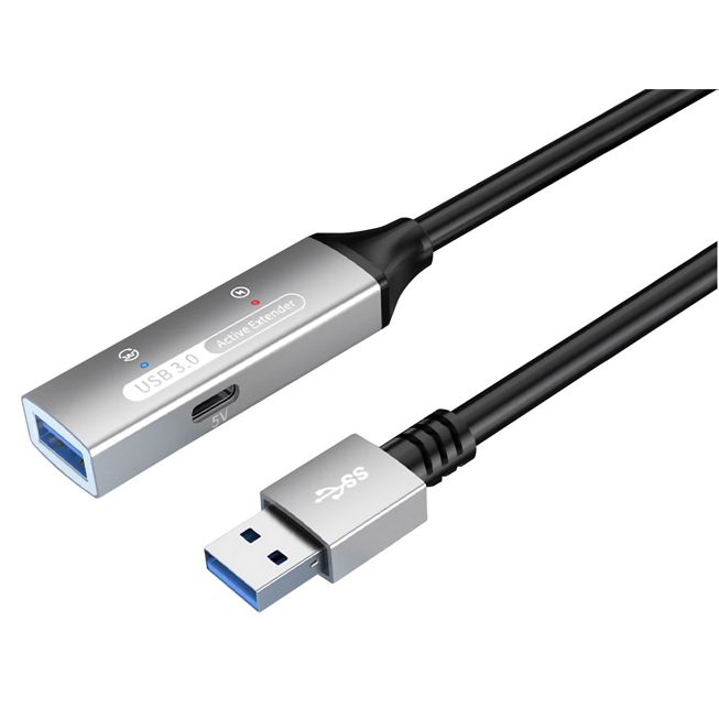 PremiumCord USB 3.2 repeater a predlžovací kábel Male-Female, 5Gbps Aluminium 20m PremiumCord USB 3.2 repeater a predlžovací kábel Male-Female, 5Gbps Aluminium 20m