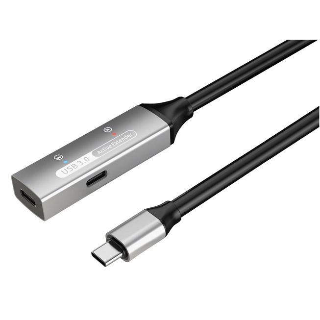 PremiumCord USB-C repeater a predlžovací kábel Male-Female, 5Gbps Aluminium 5m PremiumCord USB-C repeater a predlžovací kábel Male-Female, 5Gbps Aluminium 5m