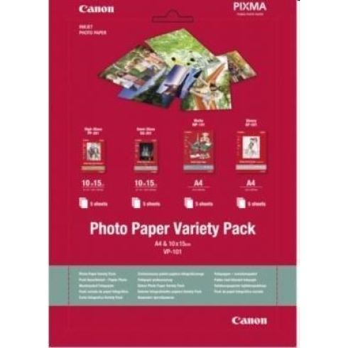 Canon Variety Pack VP-101 A4 / 10 x 15 cm Canon Variety Pack VP-101 A4 / 10 x 15 cm