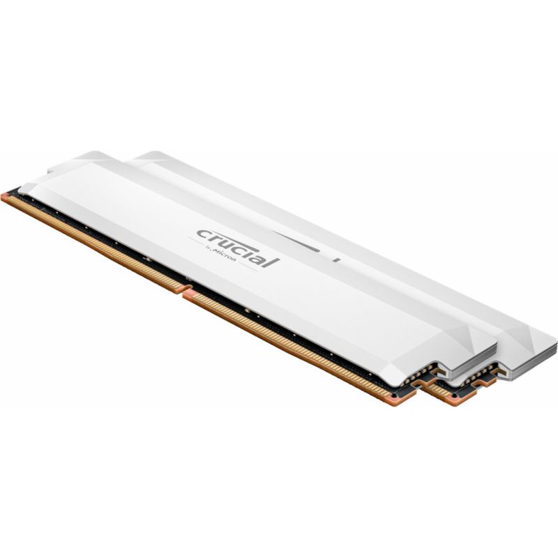 Crucial 32 GB Kit DDR5 6400 CL38 Pro OC Gaming White Crucial 32 GB Kit DDR5 6400 CL38 Pro OC Gaming White