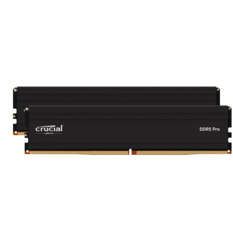 Crucial 96 GB (2x48 GB) Kit DDR5 5600 CL46 Black UDIMM
