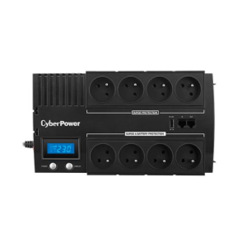 CyberPower BRICs LCD 1200, 1200VA/420W LCD, 8x FR zásuvka, RJ11/RJ45, USB CyberPower BRICs LCD 1200, 1200VA/420W LCD, 8x FR zásuvka, RJ11/RJ45, USB