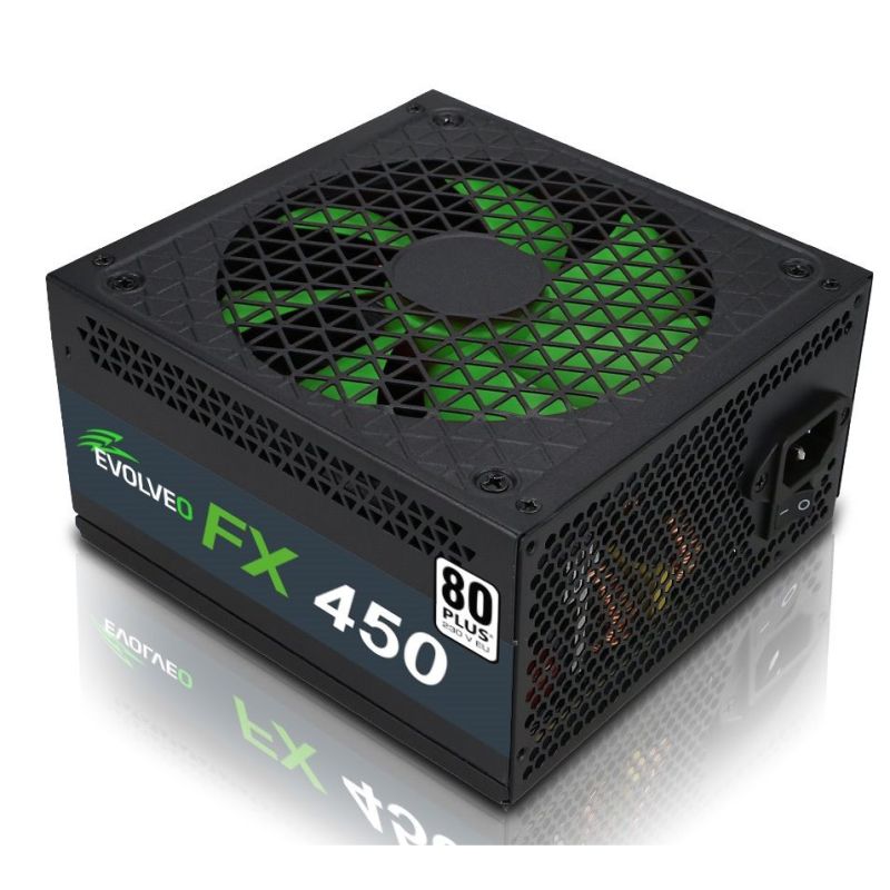 EVOLVEO FX 450, zdroj 450W ATX, 14cm, tichý, 80+, bulk EVOLVEO FX 450, zdroj 450W ATX, 14cm, tichý, 80+, bulk
