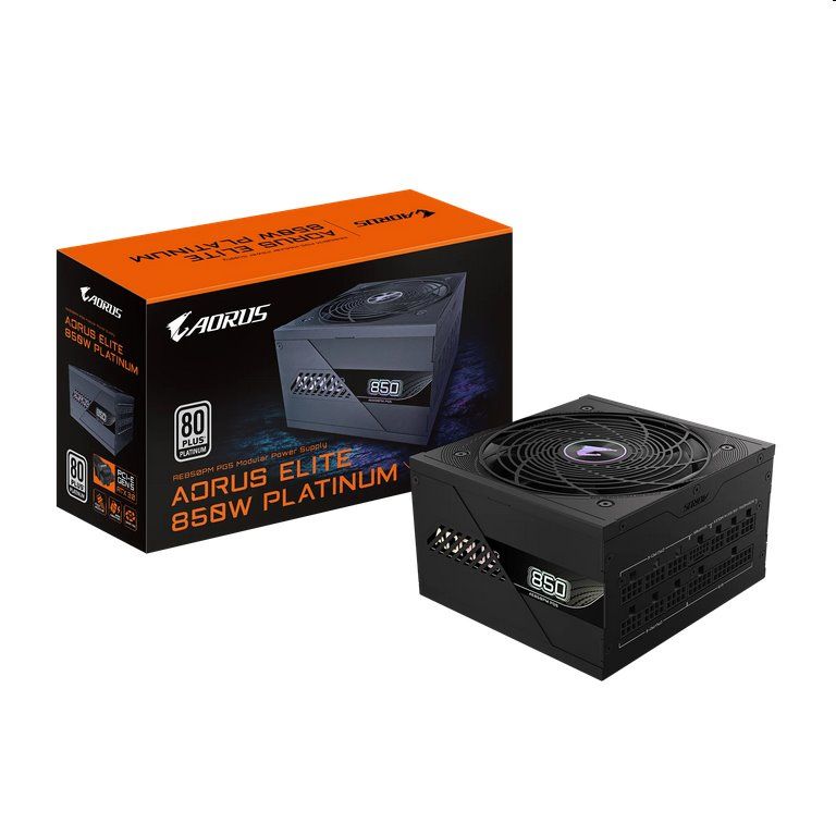 Gigabyte AORUS ELITE P850W 80+ Platinum Modular PCIe 5 Gigabyte AORUS ELITE P850W 80+ Platinum Modular PCIe 5