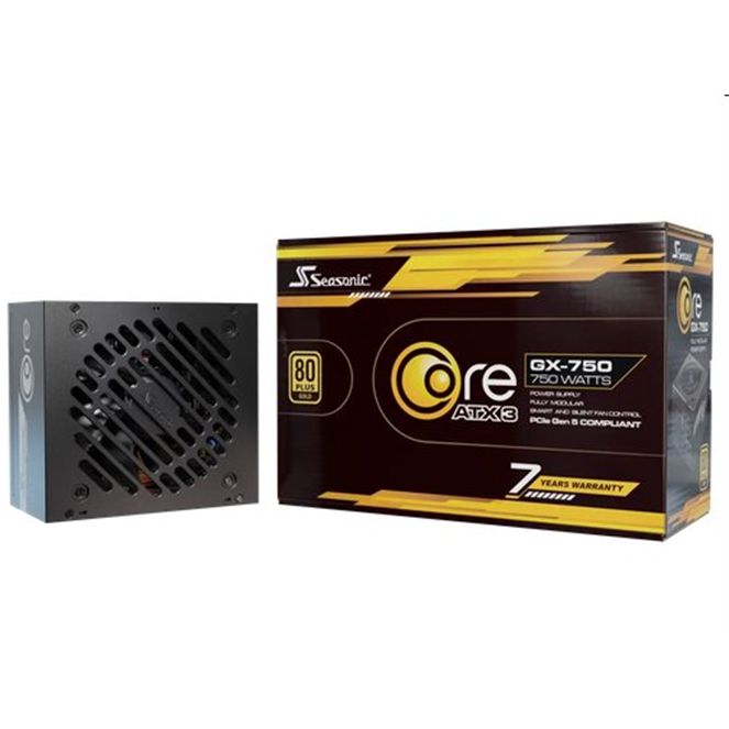 Seasonic CORE GX GOLD 750W V2 ATX 3.1, PCIe 5.1, modular Seasonic CORE GX GOLD 750W V2 ATX 3.1, PCIe 5.1, modular