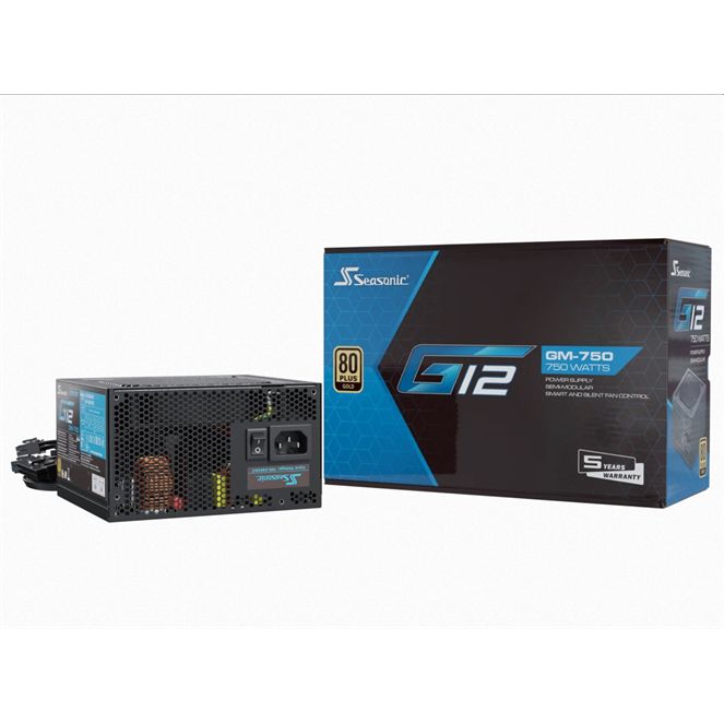 Seasonic G12 GOLD 750W, semi-modular Seasonic G12 GOLD 750W, semi-modular