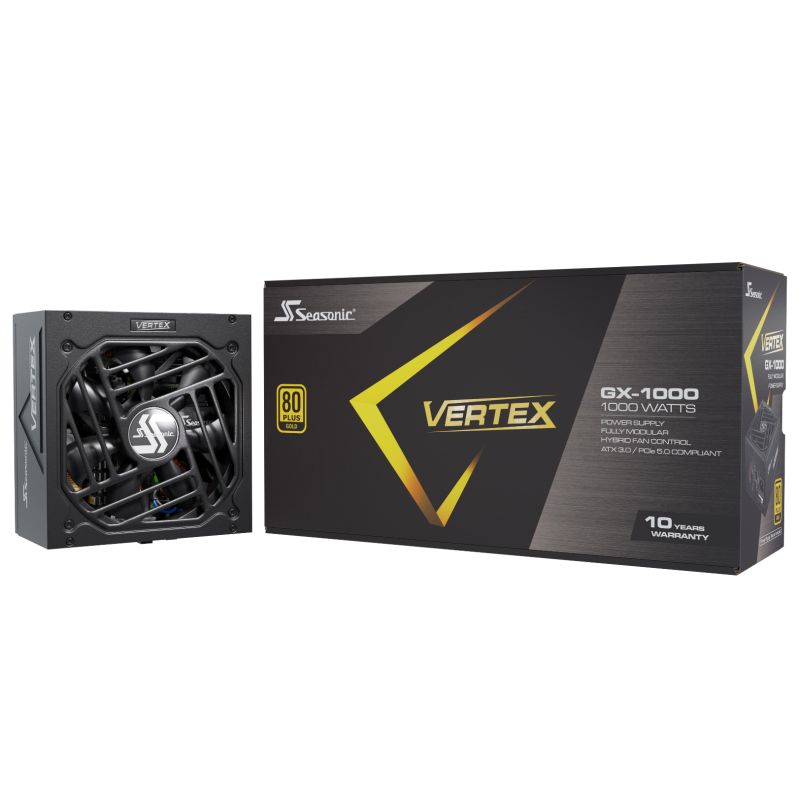 Seasonic VERTEX GX GOLD 1000W ATX 3.0, PCIe 5.0, modular Seasonic VERTEX GX GOLD 1000W ATX 3.0, PCIe 5.0, modular