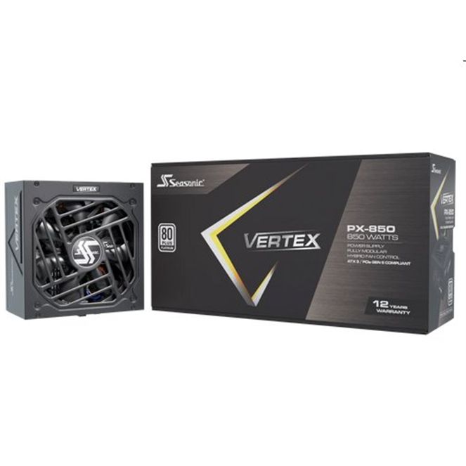 Seasonic VERTEX PX PLATINUM 850W ATX 3.1, PCIe 5.1, modular Seasonic VERTEX PX PLATINUM 850W ATX 3.1, PCIe 5.1, modular