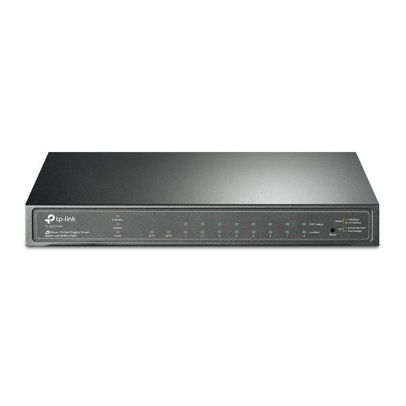 tp-link SG2210P, 10portový gigabitový inteligentní switch JetStream s 8 porty POE+ tp-link SG2210P, 10portový gigabitový inteligentní switch JetStream s 8 porty POE+