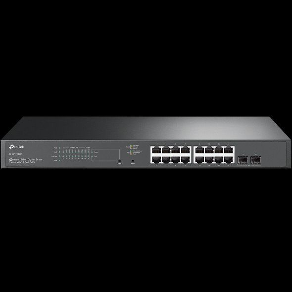 tp-link SG2218P, 18portový gigabitový inteligentní switch JetStream s 16 porty POE+ tp-link SG2218P, 18portový gigabitový inteligentní switch JetStream s 16 porty POE+