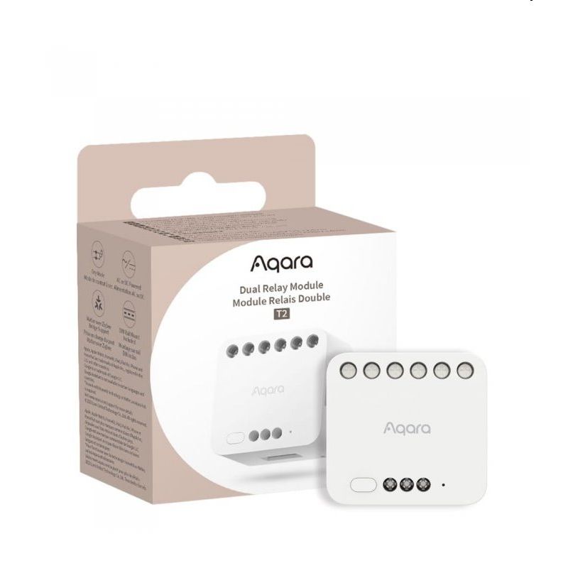 Aqara Smart Home Spínací modul T2 s Pripojenim neutrálneho vodiča Aqara Smart Home Spínací modul T2 s Pripojenim neutrálneho vodiča