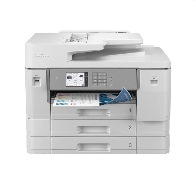 Brother MFC-J6957DW, A3(A4) Inkjet MFP, print/scan/copy/fax, 30 strán/min, 4800x1200, duplex, USB 2.0, LAN, WiFi, NFC Brother MFC-J6957DW, A3(A4) Inkjet MFP, print/scan/copy/fax, 30 strán/min, 4800x1200, duplex, USB 2.0, LAN, WiFi, NFC