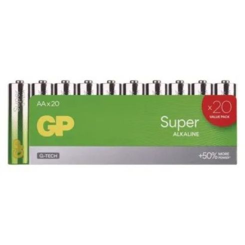 EMOS GP Alkalická baterie GP Super LR6 (AA) 20ks