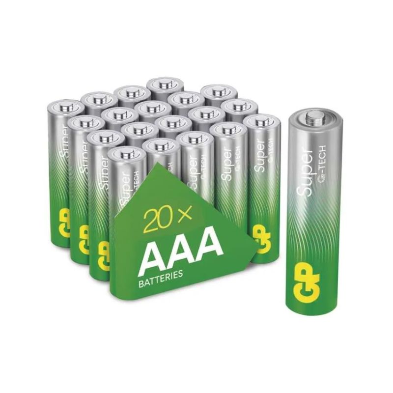 EMOS GP Alkalická baterie Super Alkaline LR03 (AAA) 20ks EMOS GP Alkalická baterie Super Alkaline LR03 (AAA) 20ks