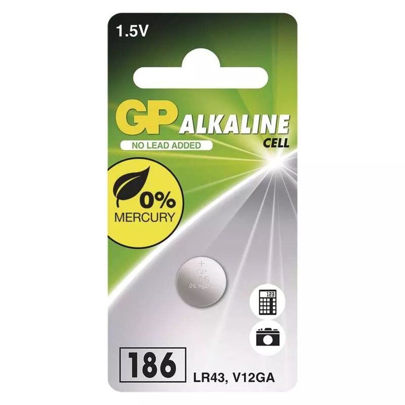EMOS GP alkalická gombíková baterie 186F (LR43) 1BL EMOS GP alkalická gombíková baterie 186F (LR43) 1BL