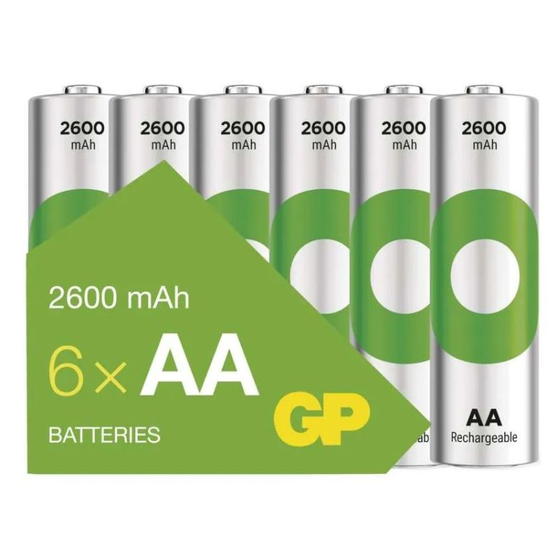 EMOS Nabíjacia baterie GP ReCyko 2600 (AA) 6 ks EMOS Nabíjacia baterie GP ReCyko 2600 (AA) 6 ks