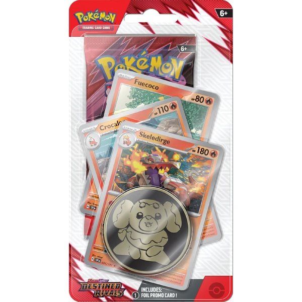 Kartová hra Pokémon TCG: Scarlet & Violet Destined Rivals Premium Checklane Blister Skeledirge (Pokémon) Kartová hra Pokémon TCG: Scarlet & Violet Destined Rivals Premium Checklane Blister Skeledirge (Pokémon)
