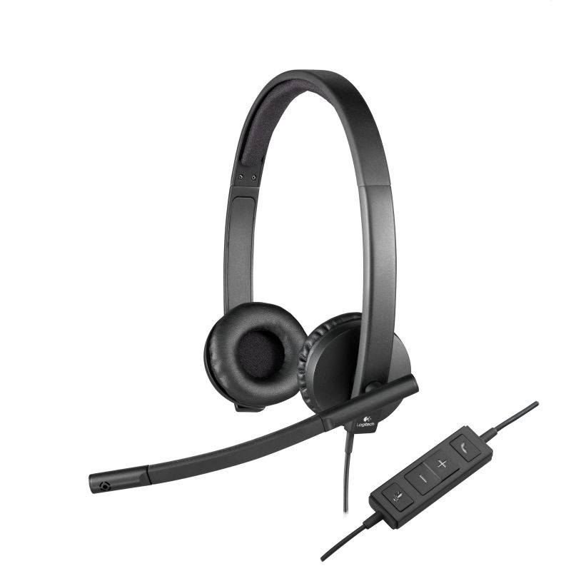 Logitech H570e - USB stereo headset