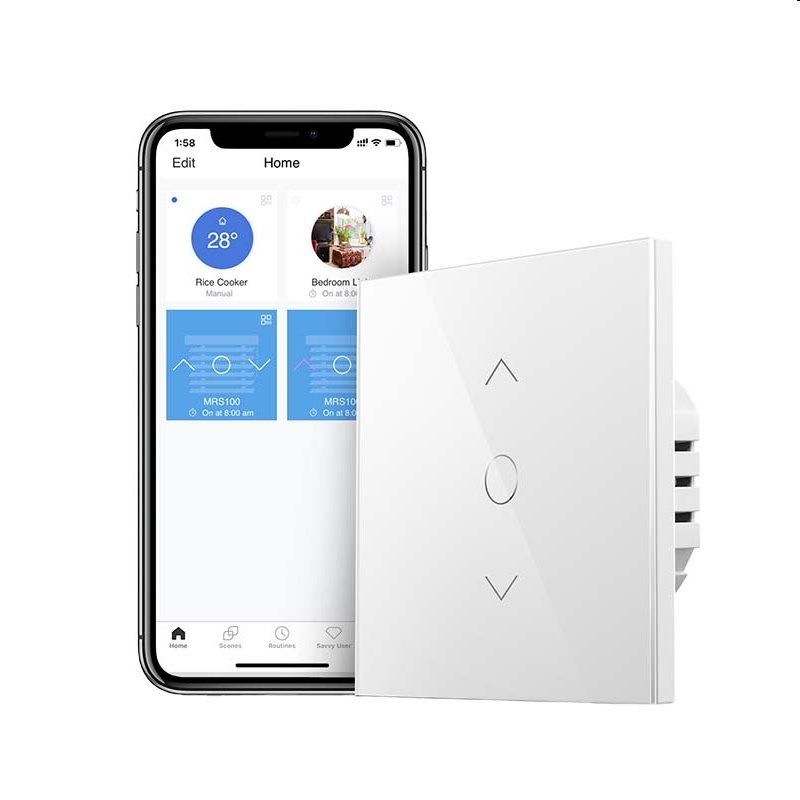 Meross Smart Wi-Fi časovač roliet Neutral Wire Required Meross Smart Wi-Fi časovač roliet Neutral Wire Required