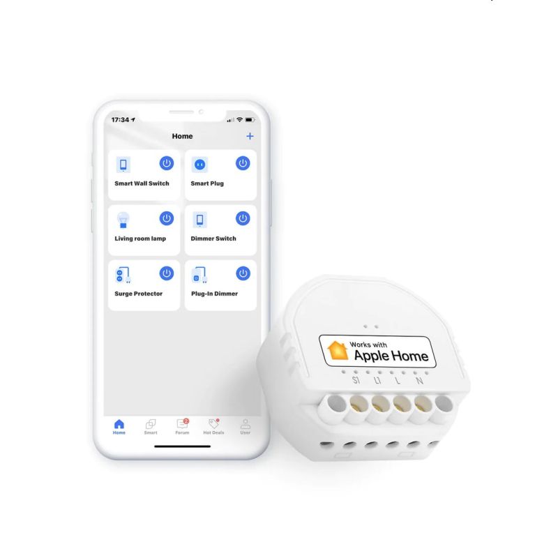 Meross Smart Wi-Fi In-Wall vypinac Neutral Wire Required Meross Smart Wi-Fi In-Wall vypinac Neutral Wire Required