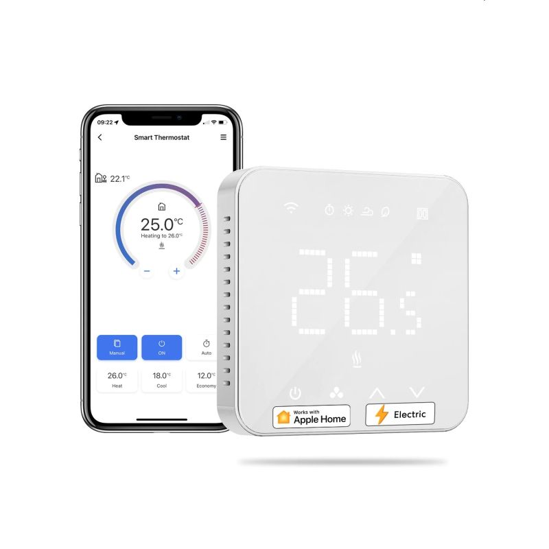 Meross Smart Wi-Fi Termostat pre Boiler/vodny vykurovaci system Meross Smart Wi-Fi Termostat pre Boiler/vodny vykurovaci system