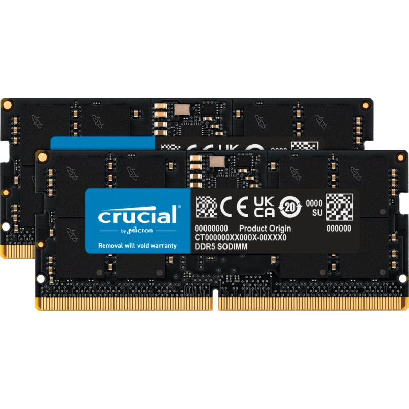 Crucial 24GB kit SODIMM DDR5 5600 CL46 Crucial 24GB kit SODIMM DDR5 5600 CL46